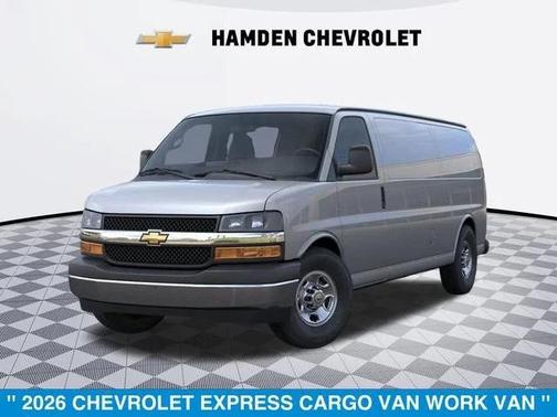 Silver Ice Metallic 2026 Chevrolet Express 3500 3500 Extended Wheelbase, WT, RWD