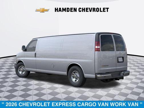 Silver Ice Metallic 2026 Chevrolet Express 3500 3500 Extended Wheelbase, WT, RWD