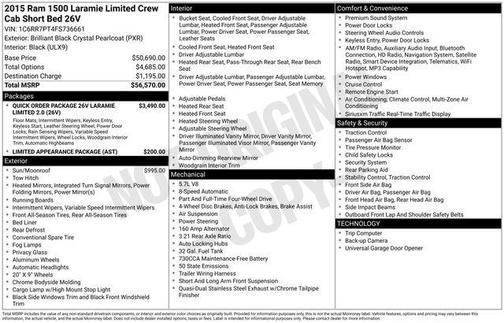 2015 RAM 1500 Longhorn