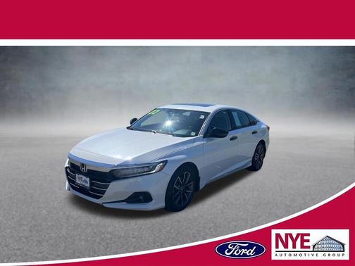 Platinum White 2022 Honda Accord EX-L