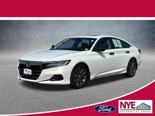 Platinum White 2022 Honda Accord EX-L