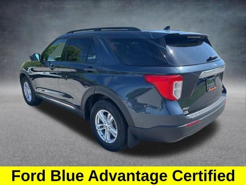 Blue Metallic 2022 Ford Explorer XLT