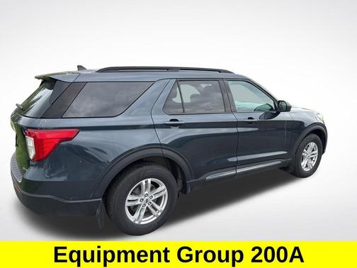 Blue Metallic 2022 Ford Explorer XLT