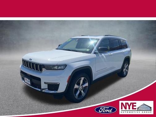 Bright White Clearcoat 2021 Jeep Grand Cherokee L Limited