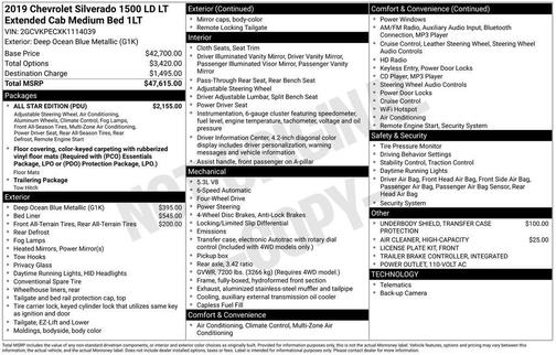 2019 Chevrolet Silverado 1500 LD LT