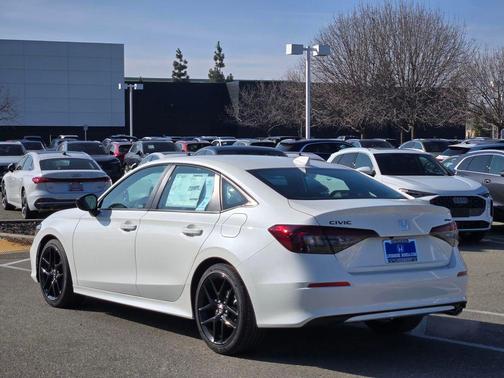 Platinum White Pearl 2026 Honda Civic Sport