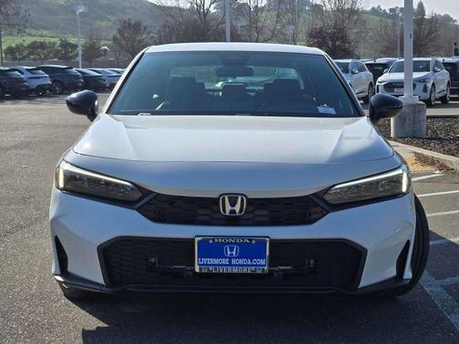 Platinum White Pearl 2026 Honda Civic Sport