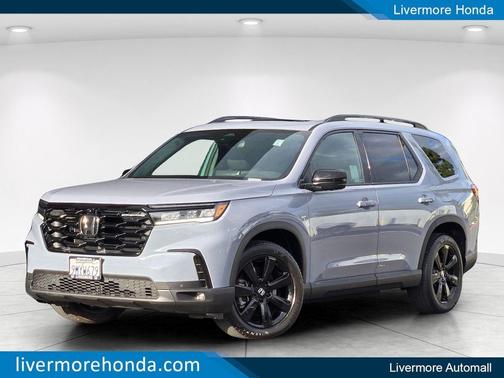 Sonic Gray Pearl 2025 Honda Pilot Black Edition