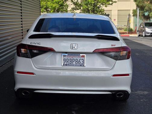 Platinum White Pearl 2025 Honda Civic Si Base