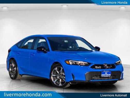 Boost Blue Pearl 2026 Honda Civic Hybrid Sport Touring