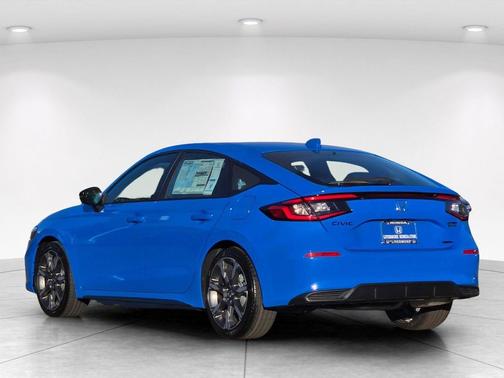 Boost Blue Pearl 2026 Honda Civic Hybrid Sport Touring