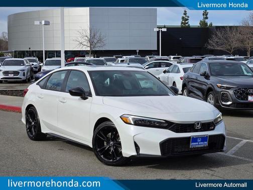 Platinum White Pearl 2026 Honda Civic Si Base