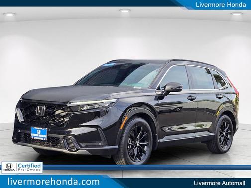 Crystal Black Pearl 2024 Honda CR-V Hybrid Sport FWD