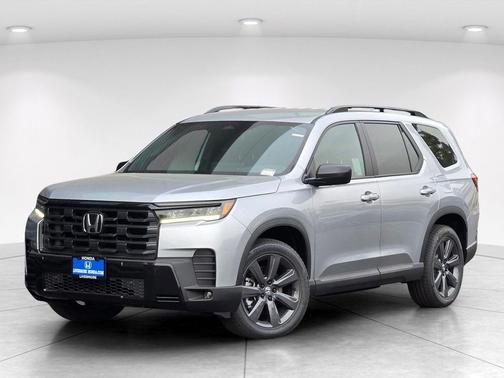 Solar Silver Metallic 2026 Honda Pilot Sport