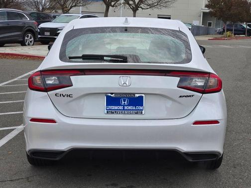 Platinum White Pearl 2026 Honda Civic Sport