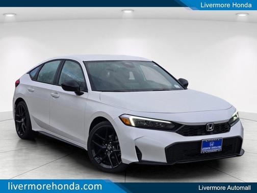 Platinum White Pearl 2026 Honda Civic Sport