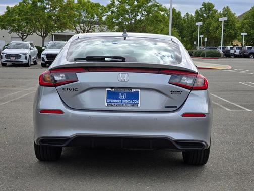 Solar Silver Metallic 2026 Honda Civic Hybrid Sport Touring