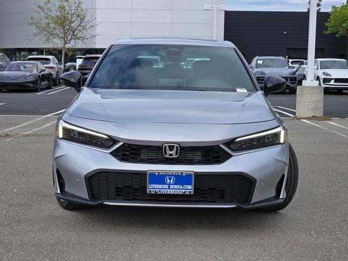 Solar Silver Metallic 2026 Honda Civic Hybrid Sport Touring