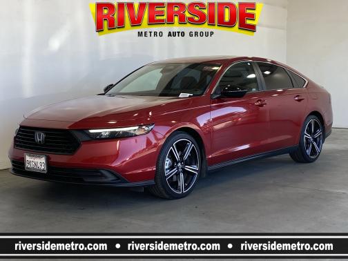 Radiant Red Metallic 2024 Honda Accord Hybrid Sedan