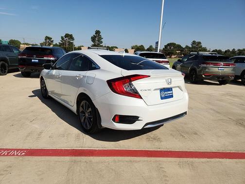Platinum White Pearl 2021 Honda Civic EX