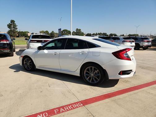 Platinum White Pearl 2021 Honda Civic EX