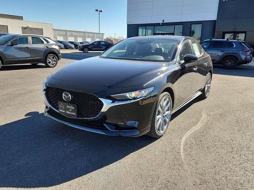 Jet Black Mica 2026 Mazda Mazda3 FWD w/Preferred Package