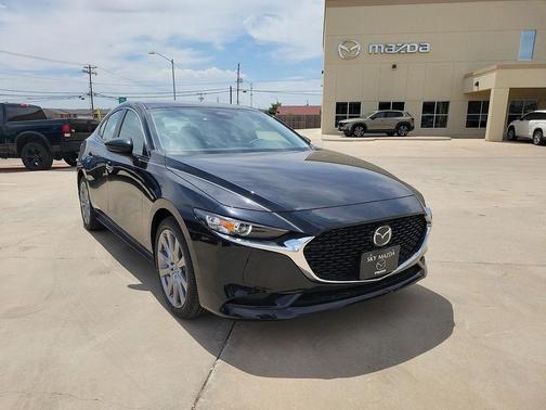 Jet Black Mica 2026 Mazda Mazda3 FWD w/Preferred Package