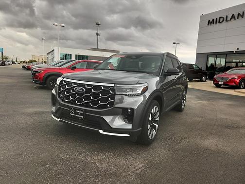 Carbonized Gray Metallic 2025 Ford Explorer Platinum
