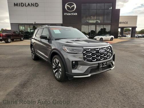 Carbonized Gray Metallic 2025 Ford Explorer Platinum