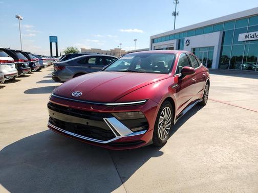 Ultimate red 2024 Hyundai SONATA Hybrid SE