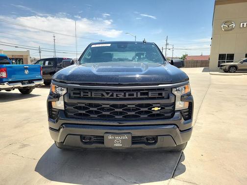 Black 2025 Chevrolet Silverado 1500 Custom