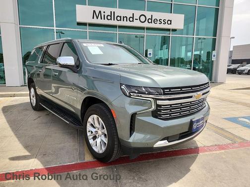 Silver Sage Metallic 2023 Chevrolet Suburban Premier