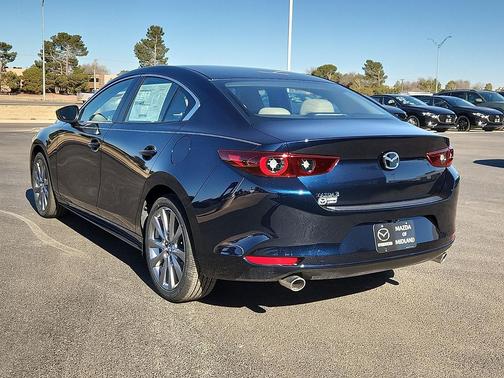 Deep Crystal Blue Mica 2026 Mazda Mazda3 FWD w/Preferred Package