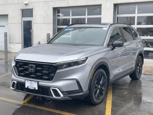 Lunar Silver Metallic 2023 Honda CR-V Hybrid Sport Touring AWD