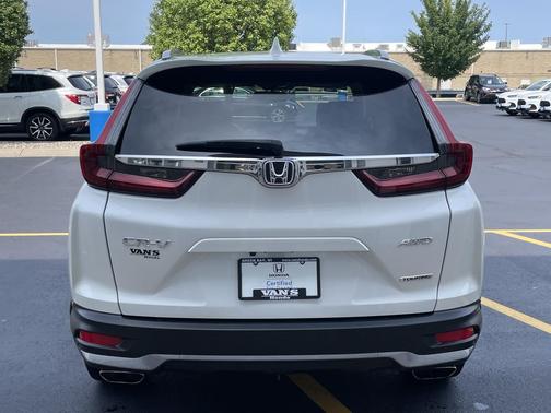 Platinum White Pearl 2020 Honda CR-V AWD Touring
