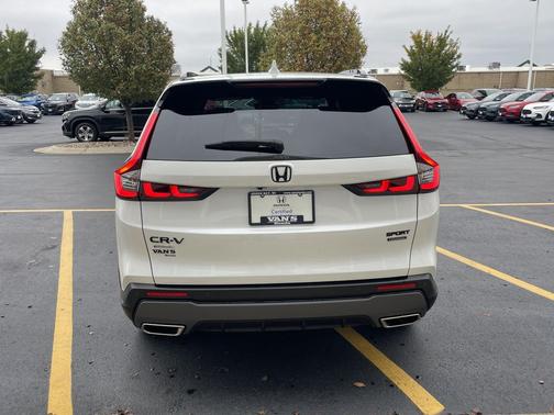 Platinum White Pearl 2024 Honda CR-V Hybrid Sport Touring AWD