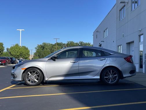 Lunar Silver Metallic 2020 Honda Civic EX-L