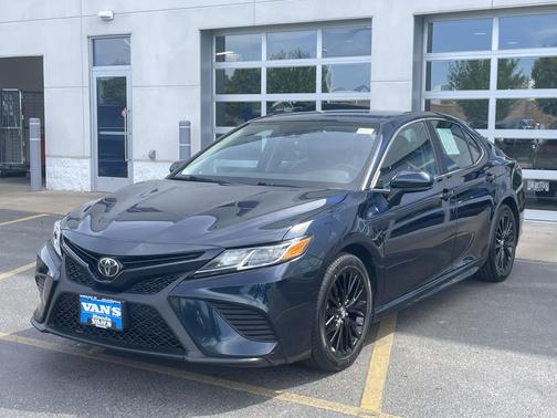 Galactic Aqua Mica 2019 Toyota Camry LE