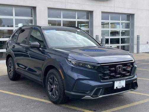 Canyon River Blue Metallic 2026 Honda CR-V Hybrid TrailSport AWD