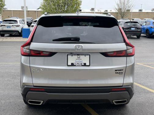 Silver Metallic 2025 Honda CR-V Hybrid Sport AWD