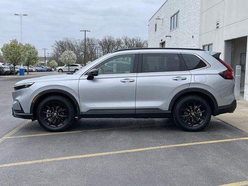 Silver Metallic 2025 Honda CR-V Hybrid Sport AWD