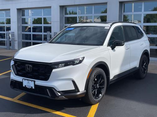 Platinum White Pearl 2023 Honda CR-V Hybrid Sport AWD