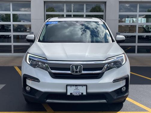 Platinum White Pearl 2021 Honda Pilot AWD EX-L