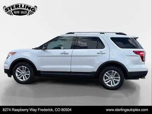 White Platinum Metallic Tri-Coat 2013 Ford Explorer XLT