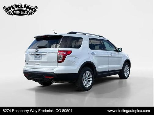 White Platinum Metallic Tri-Coat 2013 Ford Explorer XLT