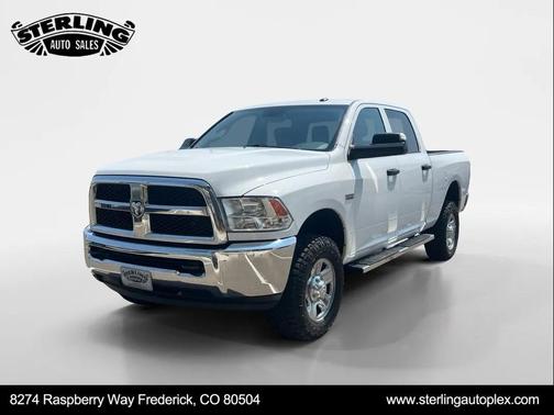 Bright White Clearcoat 2018 RAM 2500 Tradesman Crew Cab 4x4 6'4' Box
