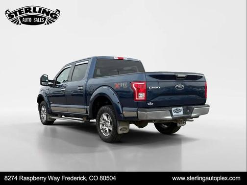 Blue 2017 Ford F-150 XLT