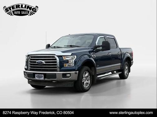 Blue 2017 Ford F-150 XLT
