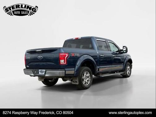Blue 2017 Ford F-150 XLT