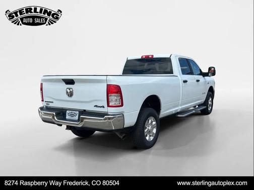 Bright White Clearcoat 2023 RAM 2500 Big Horn Crew Cab 4x4 8' Box
